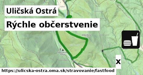 Všetky body v Uličská Ostrá