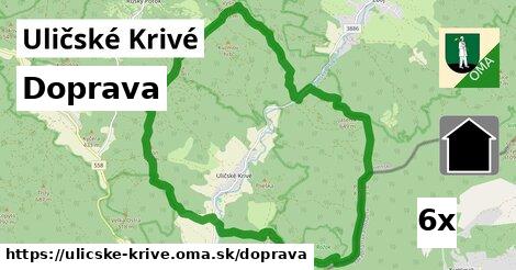 doprava v Uličské Krivé