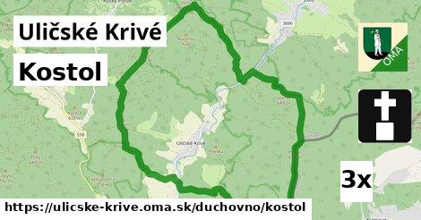 Kostol, Uličské Krivé