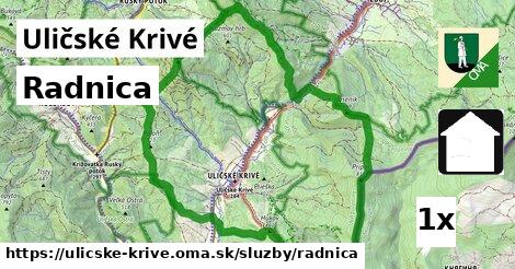 Radnica, Uličské Krivé