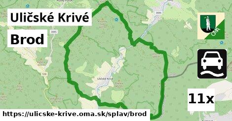 Brod, Uličské Krivé