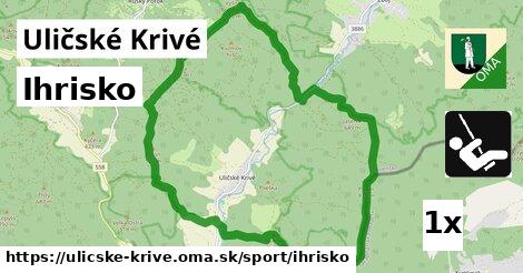 Ihrisko, Uličské Krivé