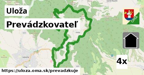 prevádzkovateľ v Uloža