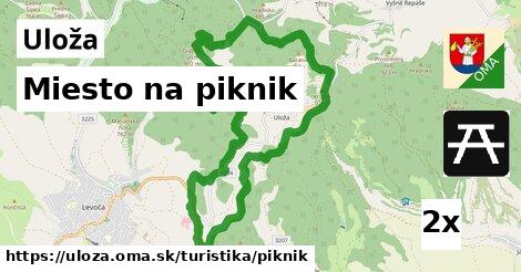 Miesto na piknik, Uloža