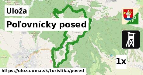 Poľovnícky posed, Uloža