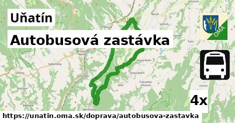 Autobusová zastávka, Uňatín