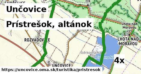 Prístrešok, altánok, Unčovice