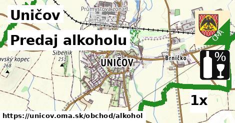 Predaj alkoholu, Uničov