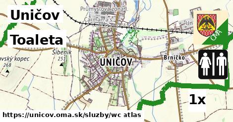 Toaleta, Uničov