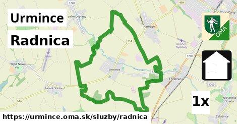 Radnica, Urmince