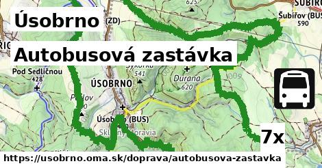 Autobusová zastávka, Úsobrno