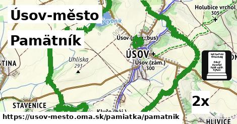 pamätník v Úsov-město