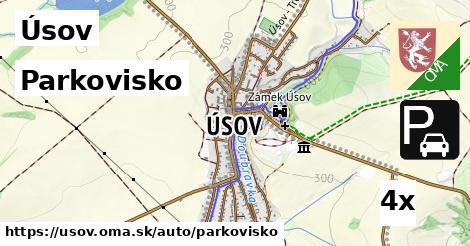 Parkovisko, Úsov