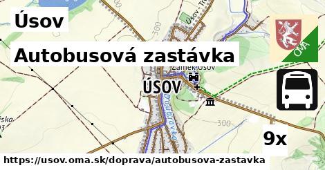 Autobusová zastávka, Úsov