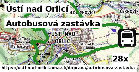 Autobusová zastávka, Ústí nad Orlicí