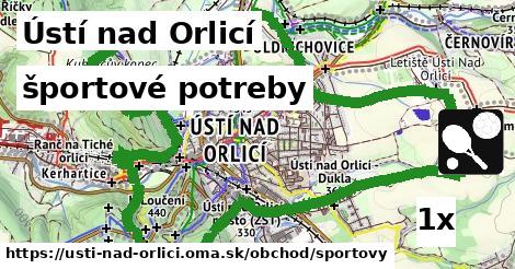 športové potreby, Ústí nad Orlicí