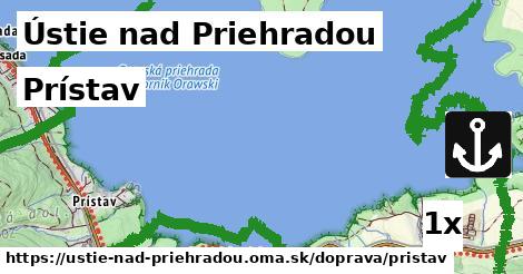 Prístav, Ústie nad Priehradou