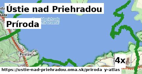 príroda v Ústie nad Priehradou