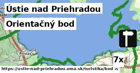 Orientačný bod, Ústie nad Priehradou