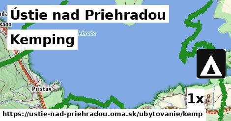 Kemping, Ústie nad Priehradou