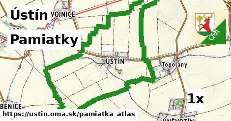pamiatky v Ústín