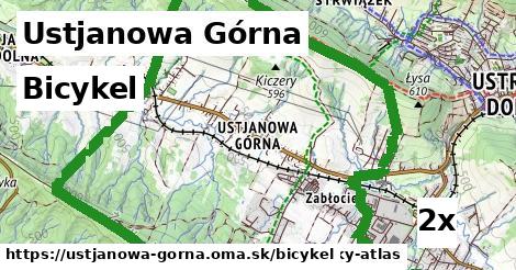 bicykel v Ustjanowa Górna