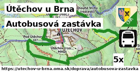 Autobusová zastávka, Útěchov u Brna