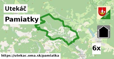 pamiatky v Utekáč