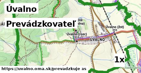 prevádzkovateľ v Úvalno