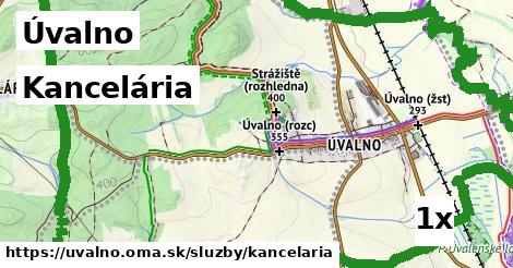 Kancelária, Úvalno