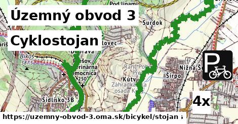 Cyklostojan, Územný obvod 3