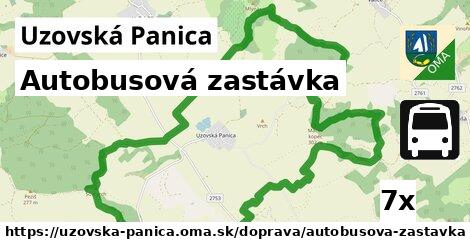 Autobusová zastávka, Uzovská Panica