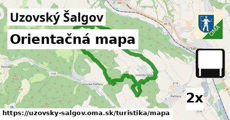 Orientačná mapa, Uzovský Šalgov