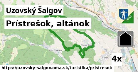 Prístrešok, altánok, Uzovský Šalgov