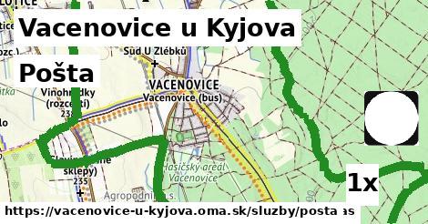 pošta v Vacenovice u Kyjova