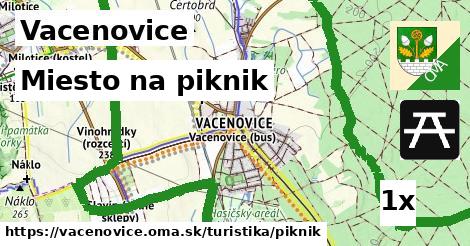 miesto na piknik v Vacenovice