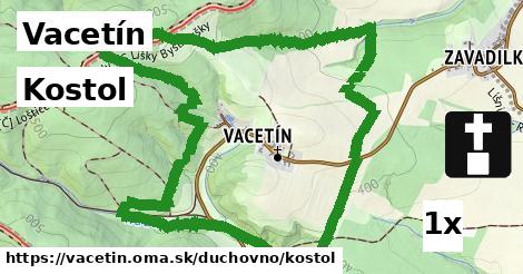 Kostol, Vacetín