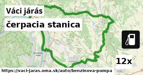 čerpacia stanica, Váci járás