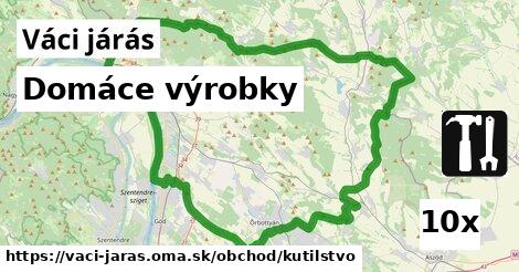 Domáce výrobky, Váci járás