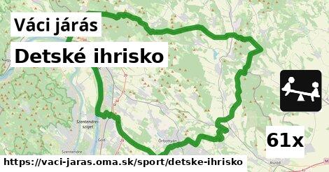 detské ihrisko v Váci járás