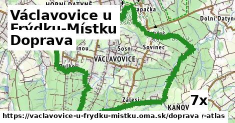 doprava v Václavovice u Frýdku-Místku