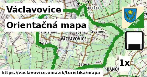 Orientačná mapa, Václavovice