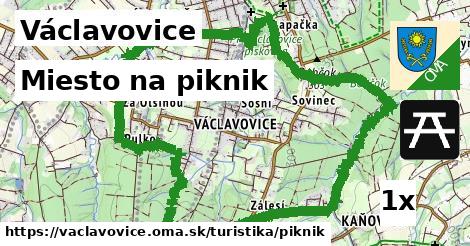 miesto na piknik v Václavovice