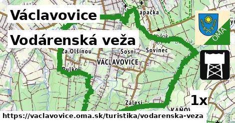 Vodárenská veža, Václavovice