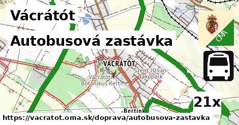 Autobusová zastávka, Vácrátót