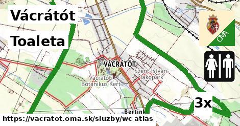 Toaleta, Vácrátót