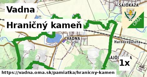 Hraničný kameň, Vadna