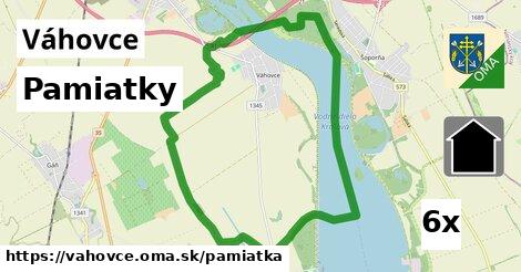 pamiatky v Váhovce