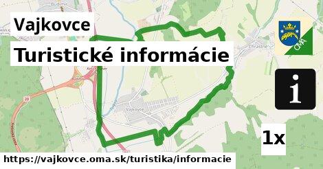 Turistické informácie, Vajkovce