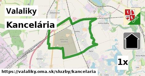 Kancelária, Valaliky